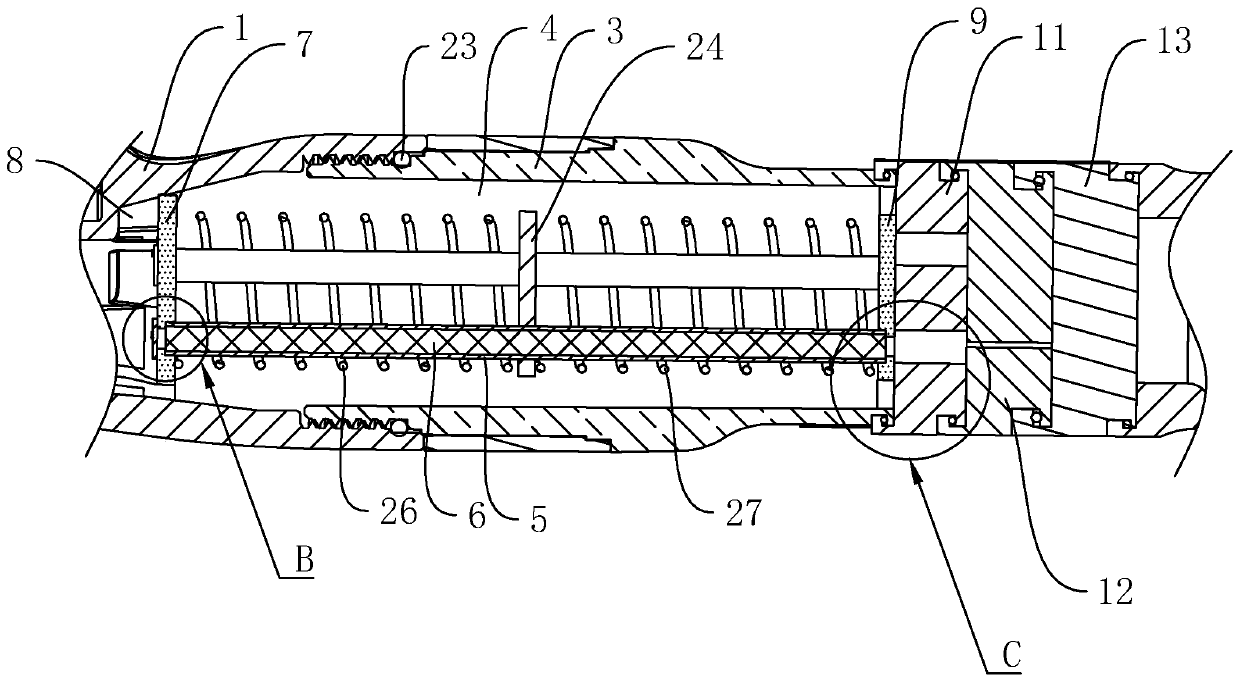 Multifunctional shower head with core