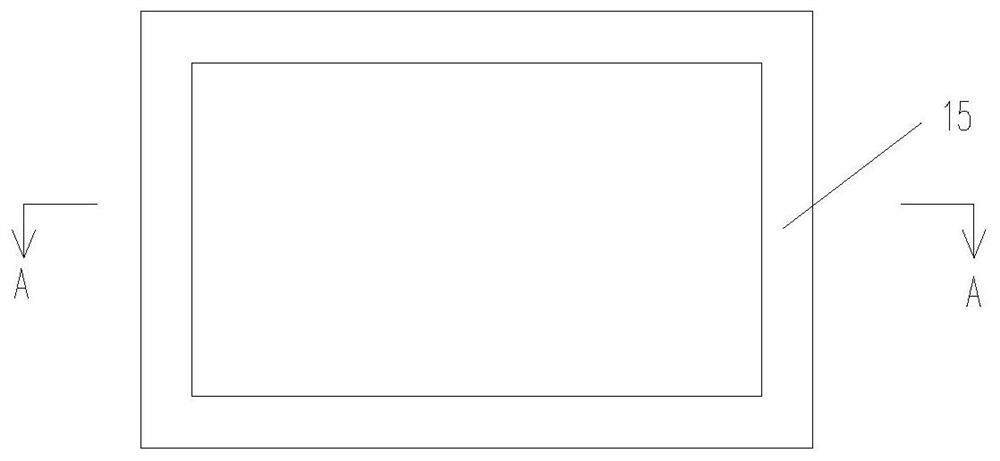 Anti-corrosion pool for solar cell panel production wastewater and construction method thereof