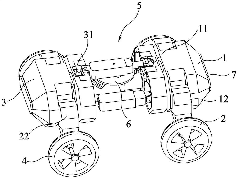 Control method of parallel bionic mobile robot with adjustable gravity center