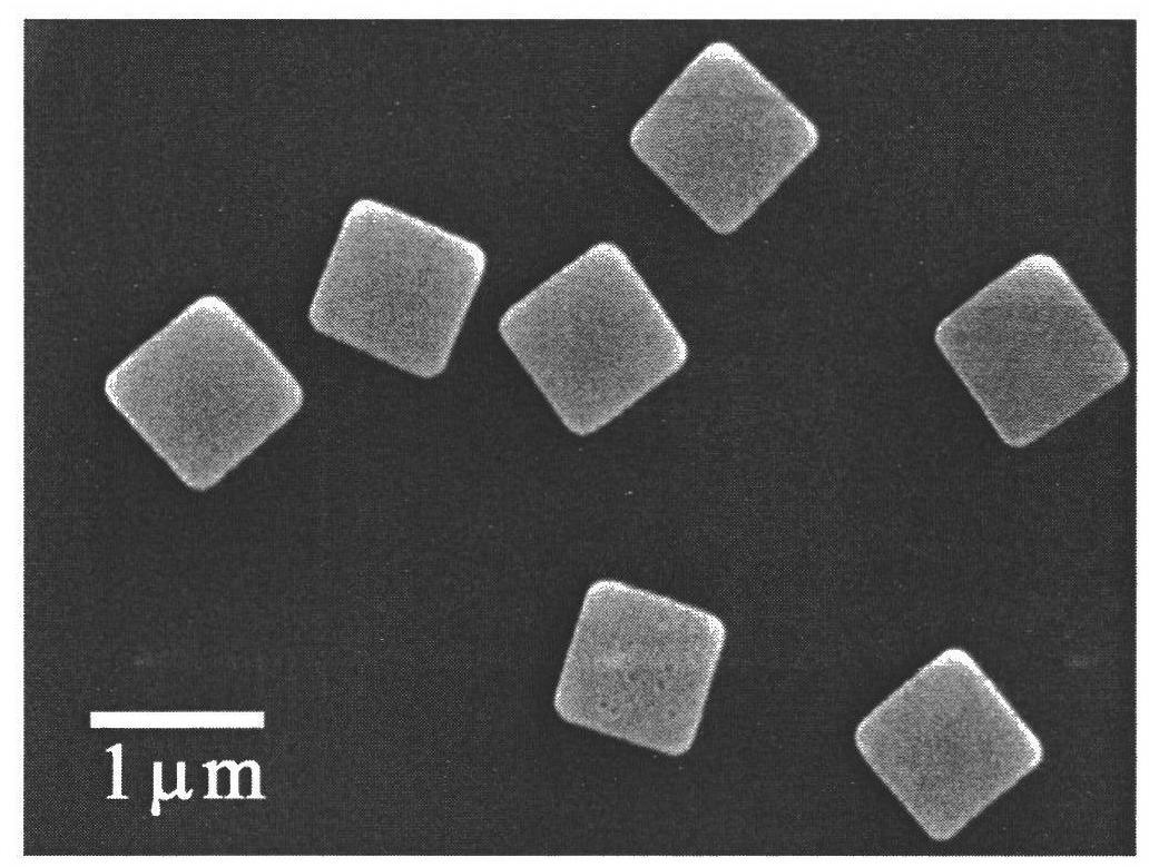 Nano silver/cubic silver bromide photocatalysis material and preparation method thereof