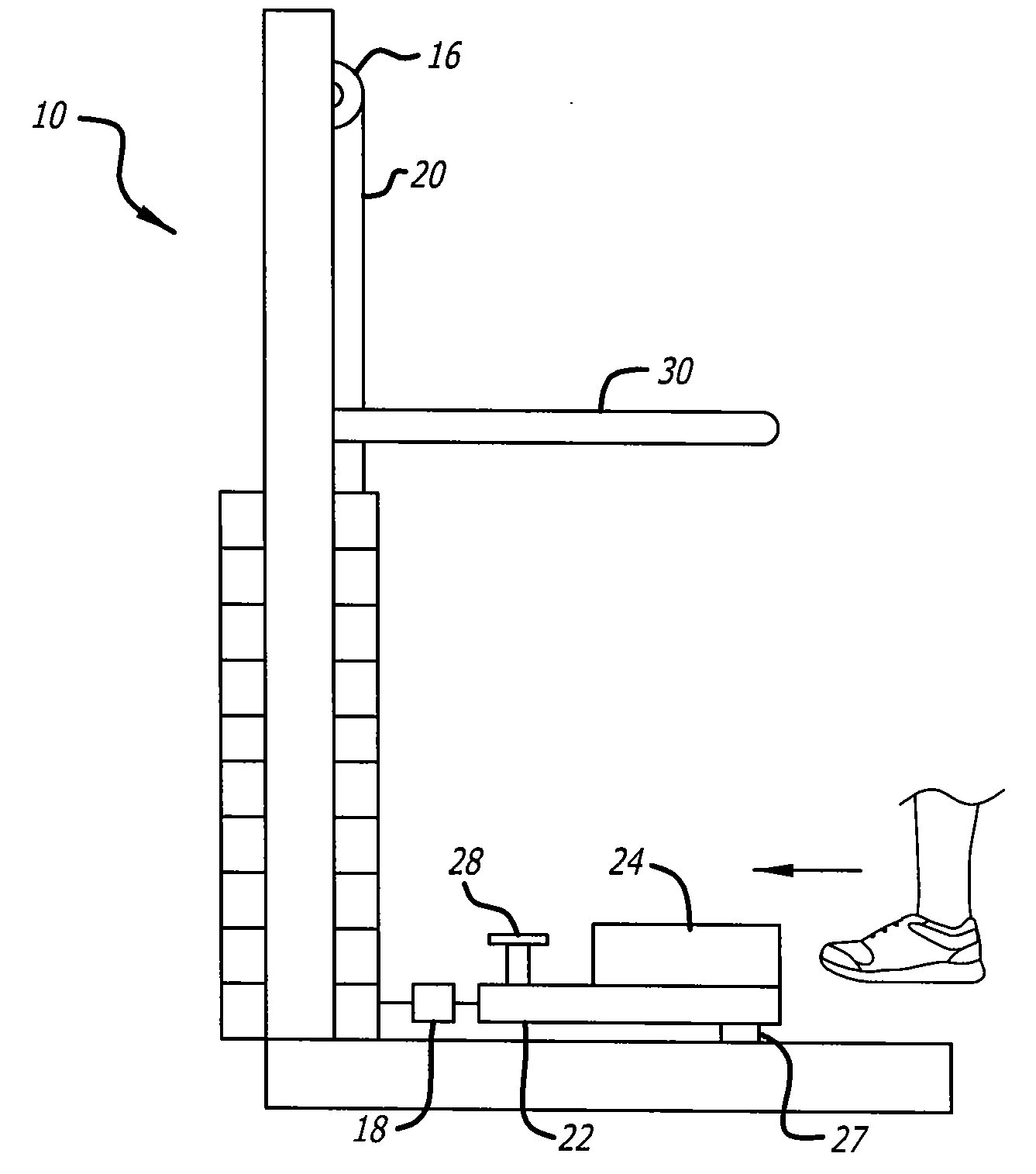 Apparatus and method for treating the foot