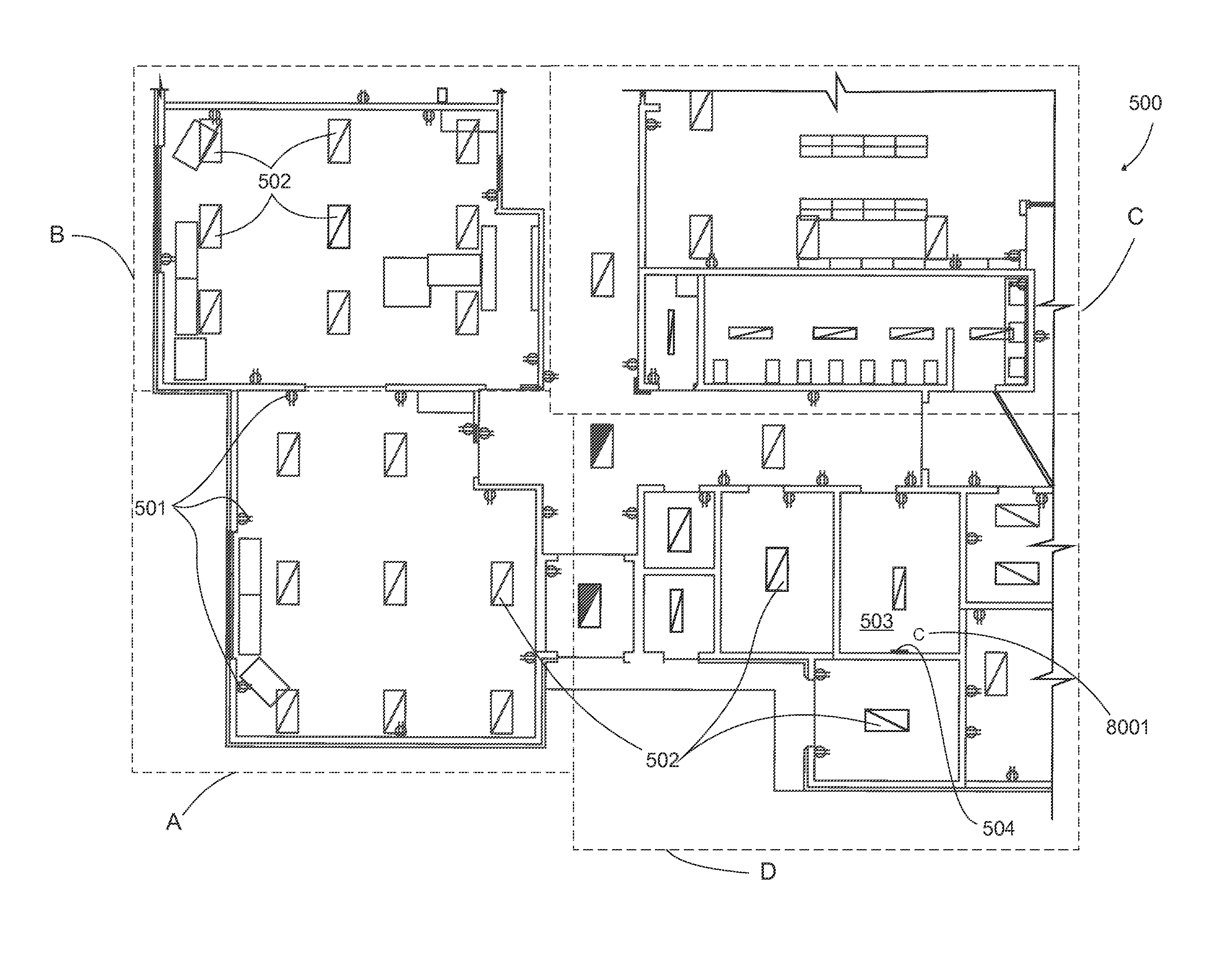 System and process for automated circuiting and branch circuit wiring