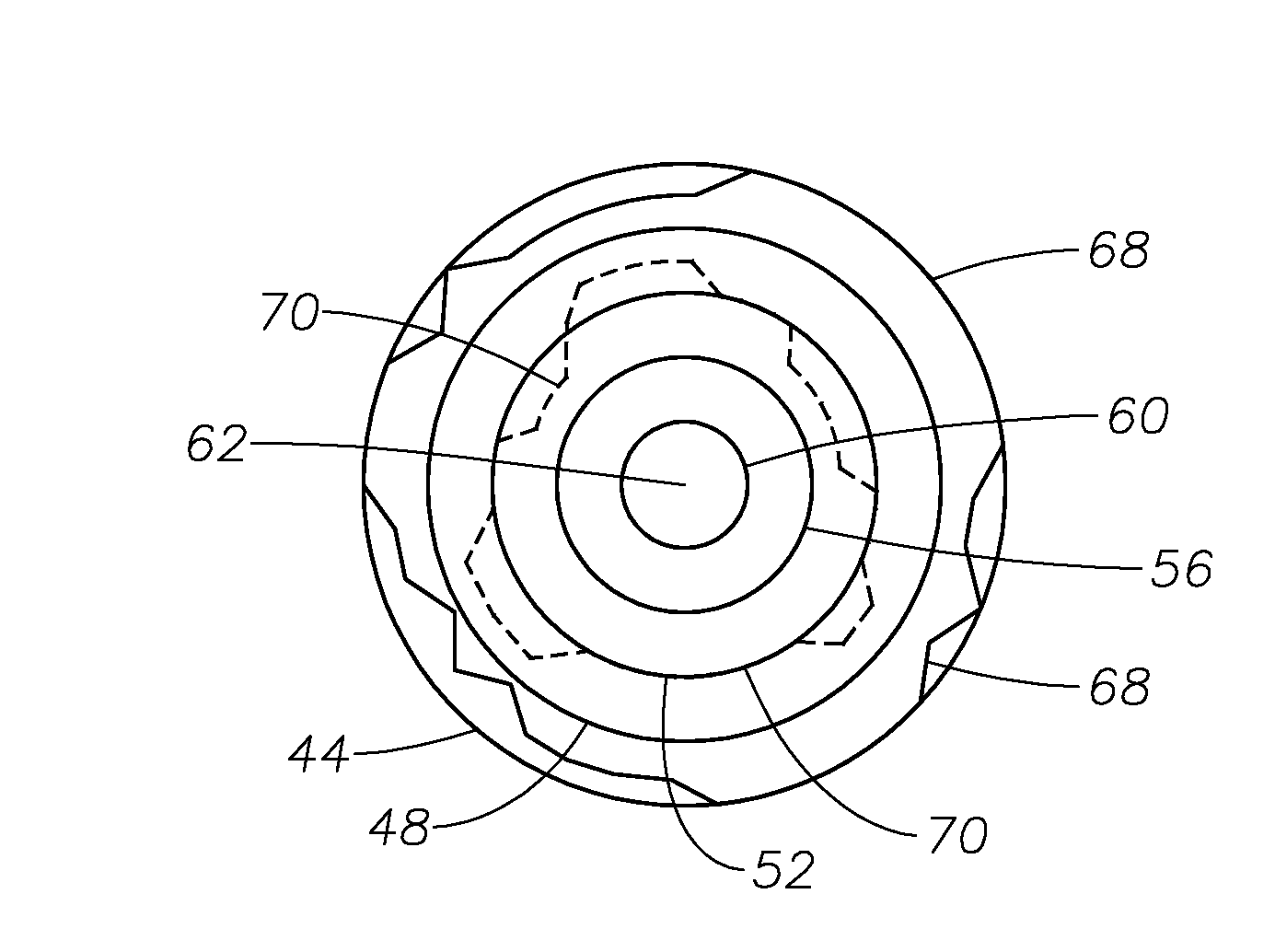 Representation of whirl in fixed cutter drill bits
