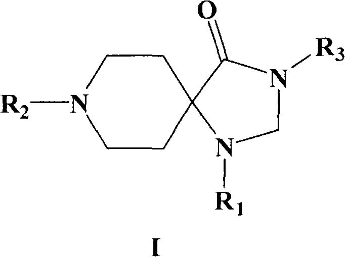 1,3,8-triaza-spiro[4.5]decane-4-ketone compounds and pharmaceutical application thereof