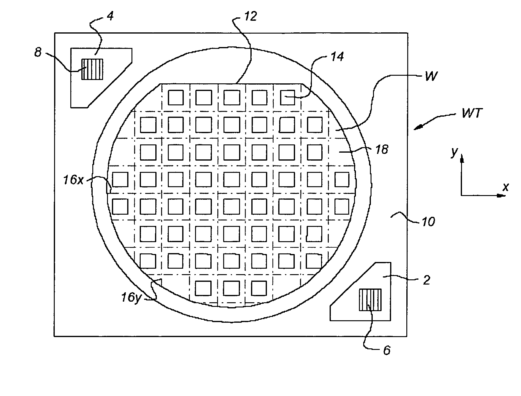 Alignment system and method and device manufactured thereby