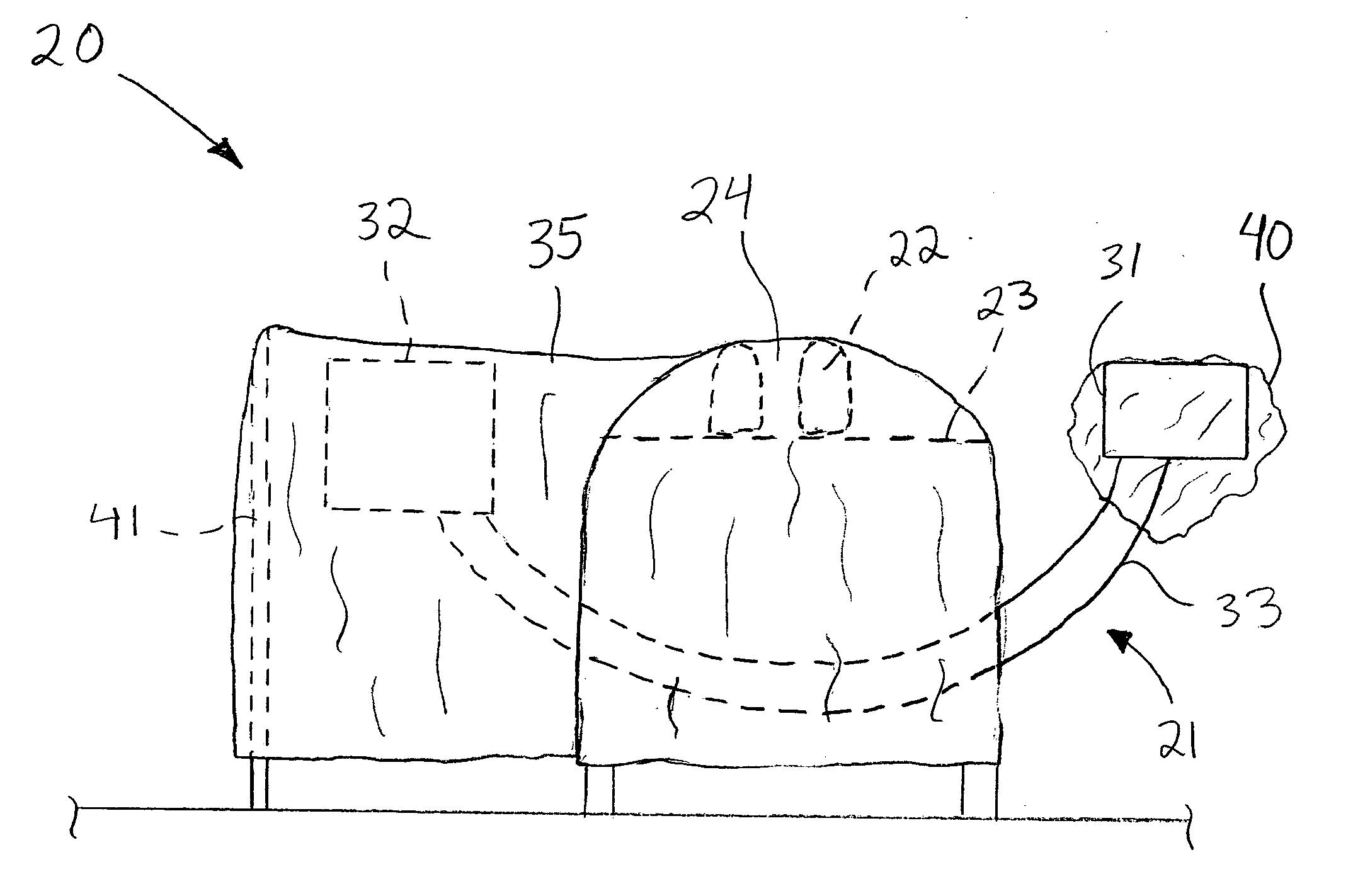Surgical draping system for a patient on an operating table and an adjacent movable medical tool and related methods