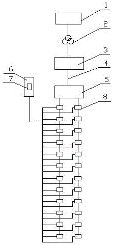 An array type wind power generation system