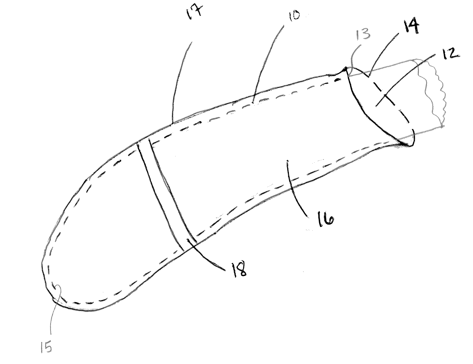 Male Urethral Retention Device for Absorbing Liquid Discharge