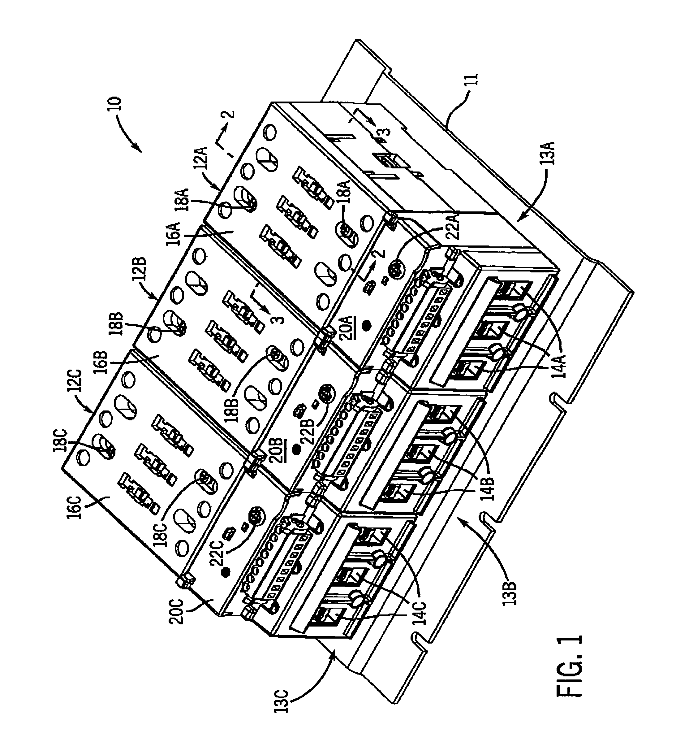 Isolation contactor assembly having independently controllable contactors