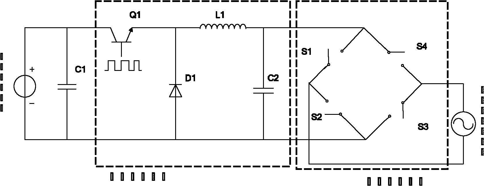 DC (direct current)/AC (alternating current) inverter circuit