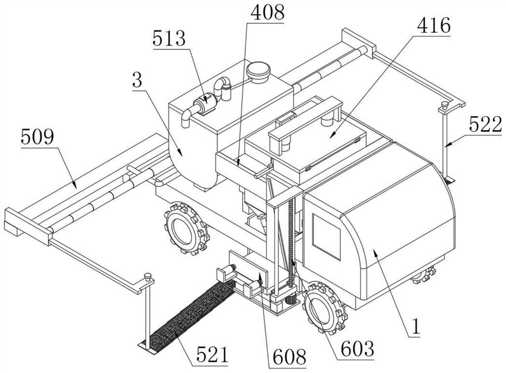 High-yield digital control and processing method for rice field