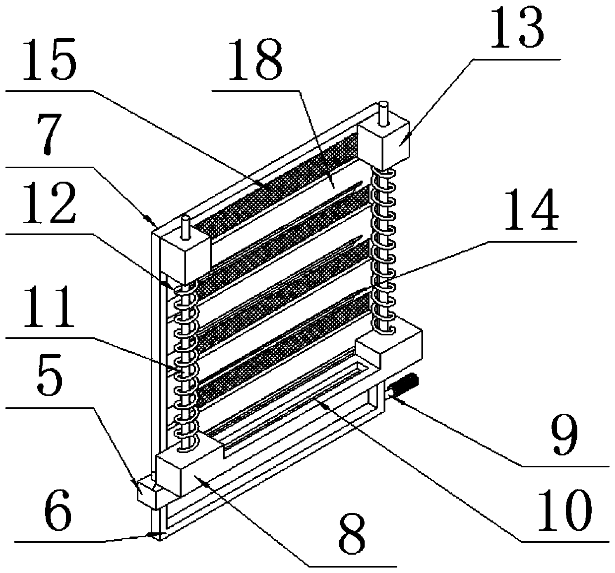 Test frame device for steel grits splashing trend for sand blasting machine equipment production