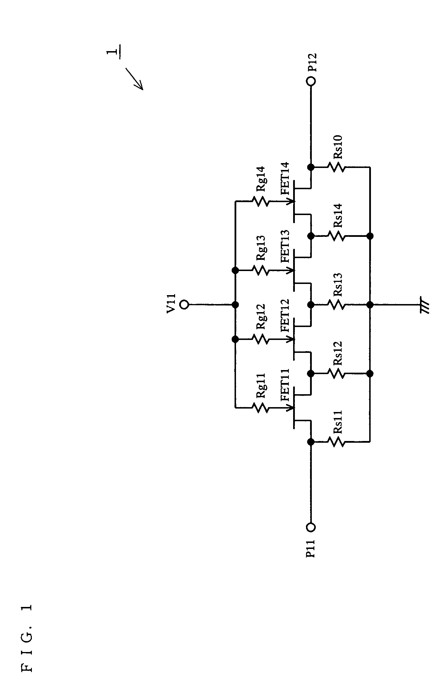 Radio frequency switching circuit, radio frequency switching device, and transmitter module device