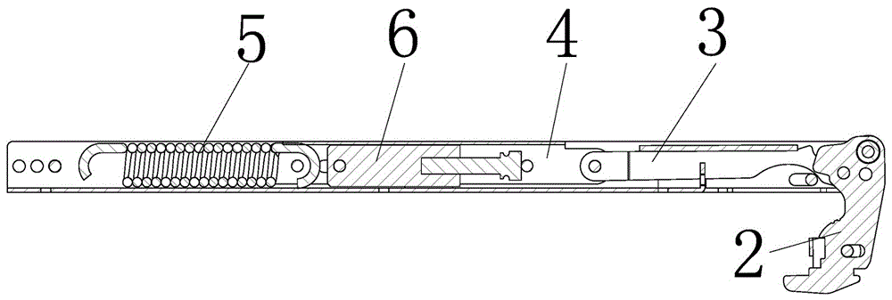 Oven hinge with two-way buffering function