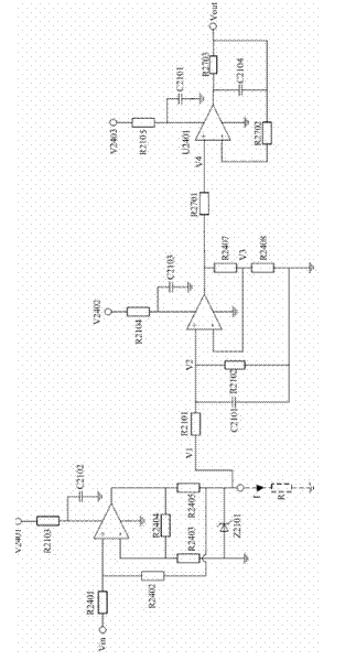 An analog input circuit for engineering-machinery-dedicated controller