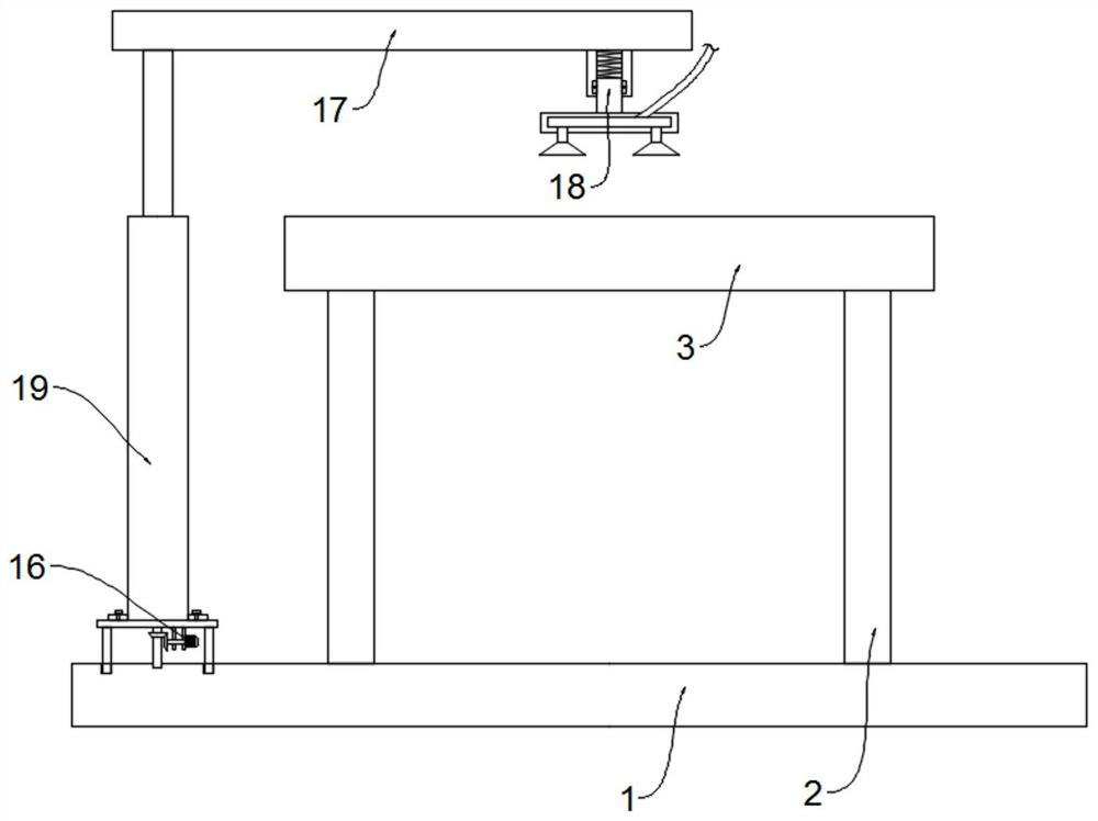 Pregnant woman shoe processing device with positioning and clamping functions