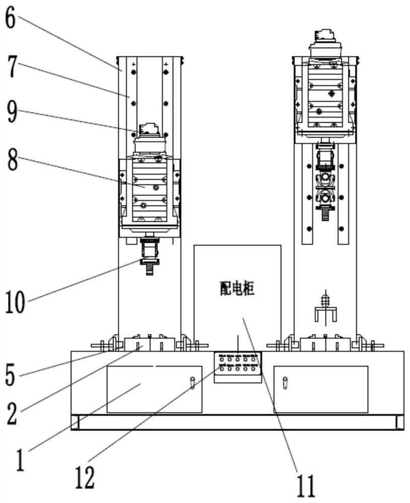 A plug valve seal grinding machine