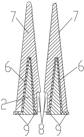 Insulated needle-nose pliers