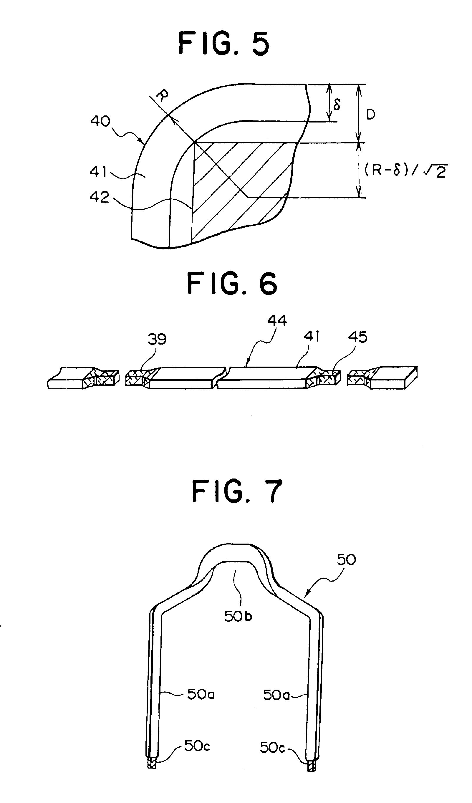 Method of manufacturing a stator for an alternator with reduced conductor portions