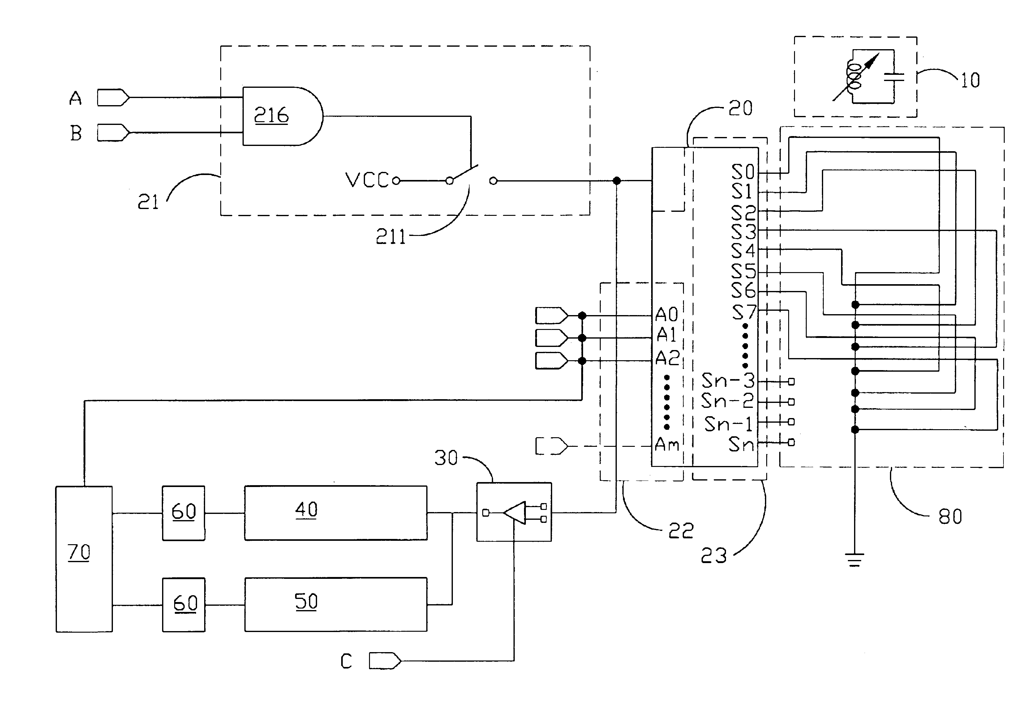 Tablet system with inductive loops and cord less-battery less pointer apparatus controlled by multi-channel switches set and method for transmitting and receiving its signal