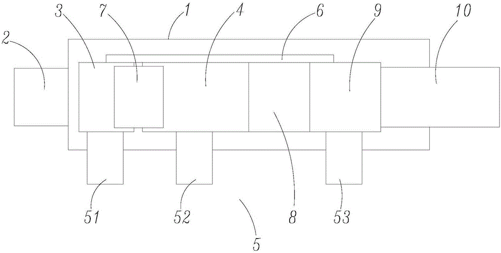 Medium-large-density battery piece wrapping machine