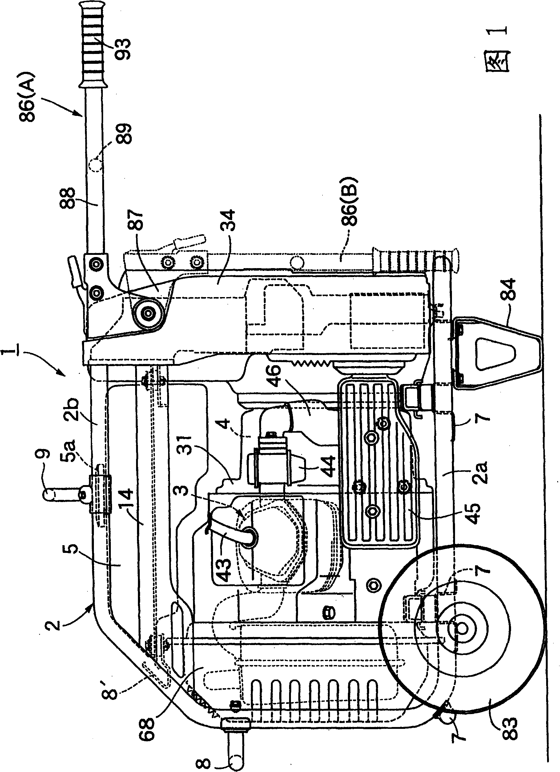 Engine-driven electric generator