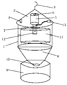 Hanging light and gas integrated fly trapping device