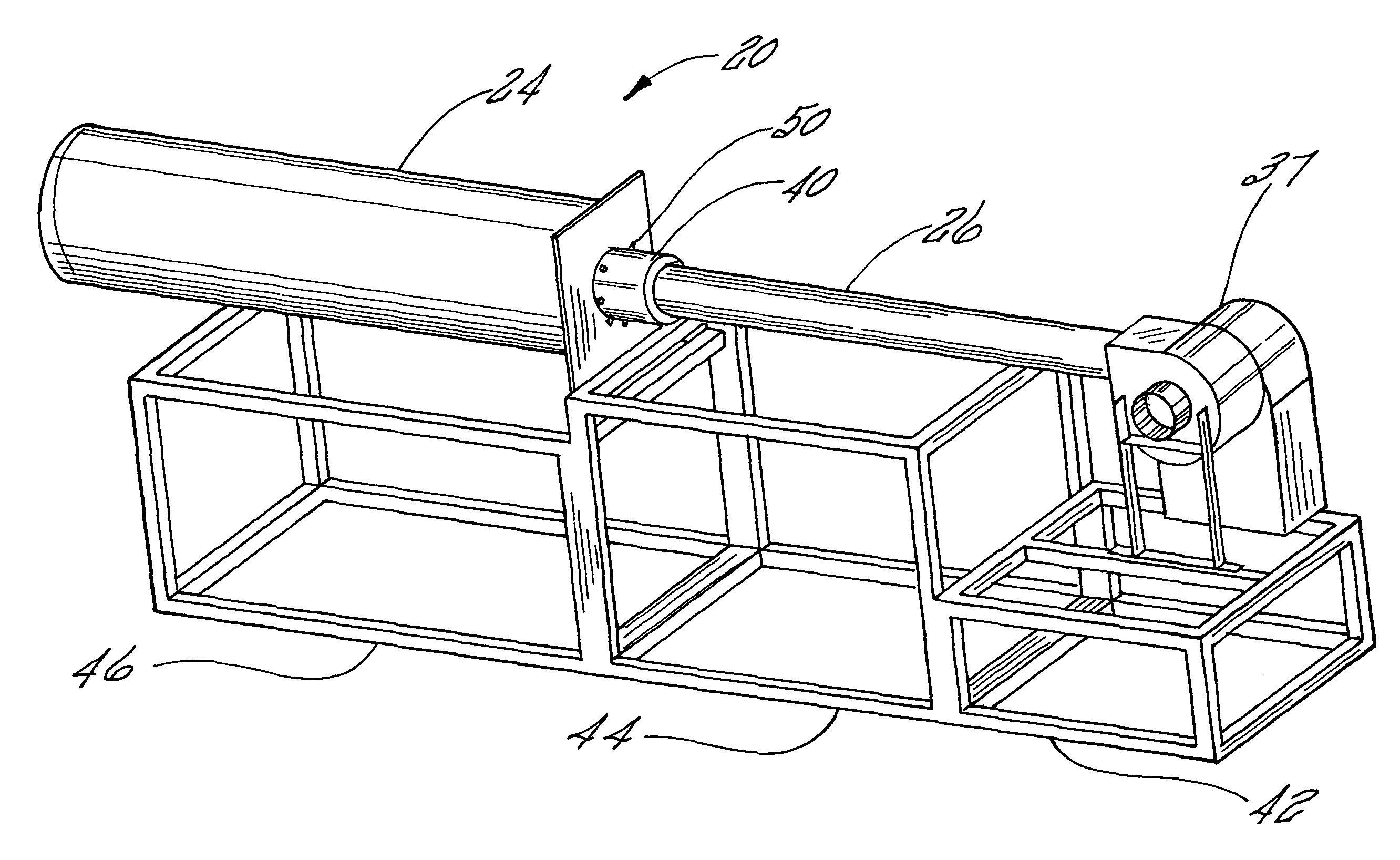 Combustion device to provide a controlled heat flux environment