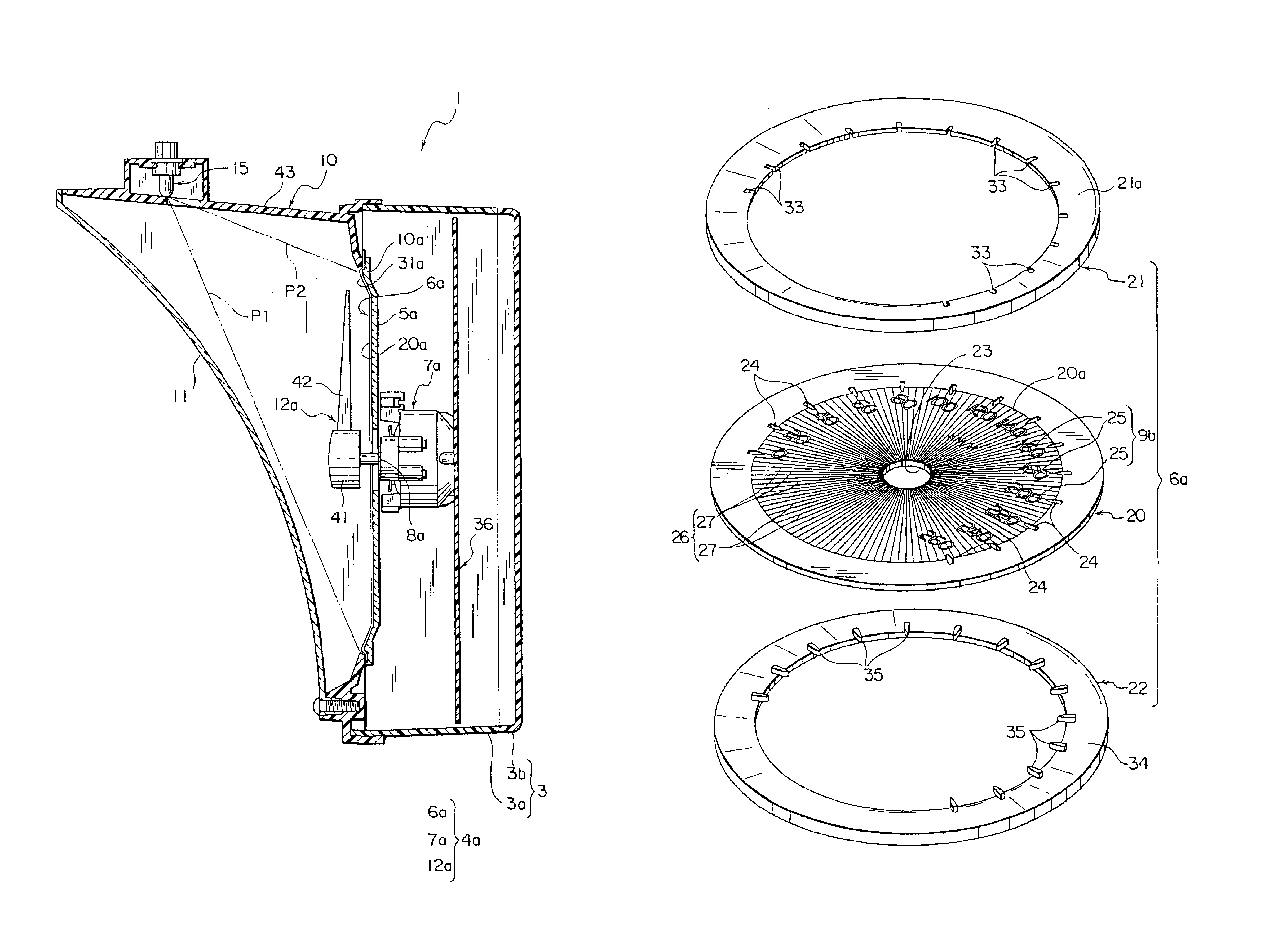 Meter apparatus and a character plate thereof