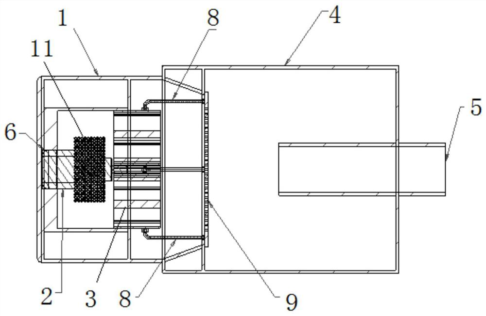 Dust-dirt separation device and dust collector