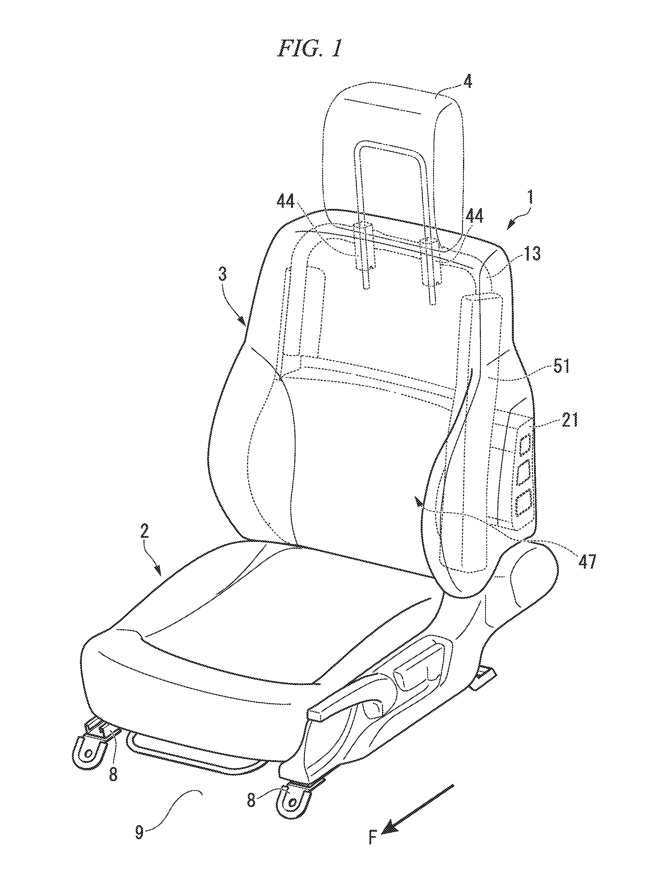 Seat back frame for vehicle seat