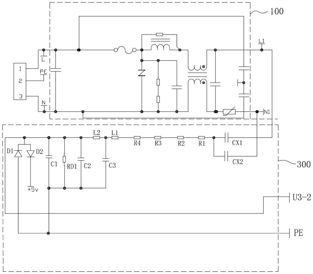 Charging gun system control circuit