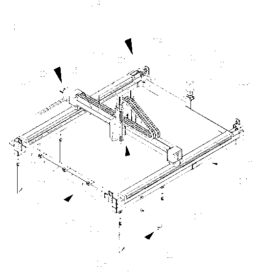 Numerical control milling and drilling device for roof of train