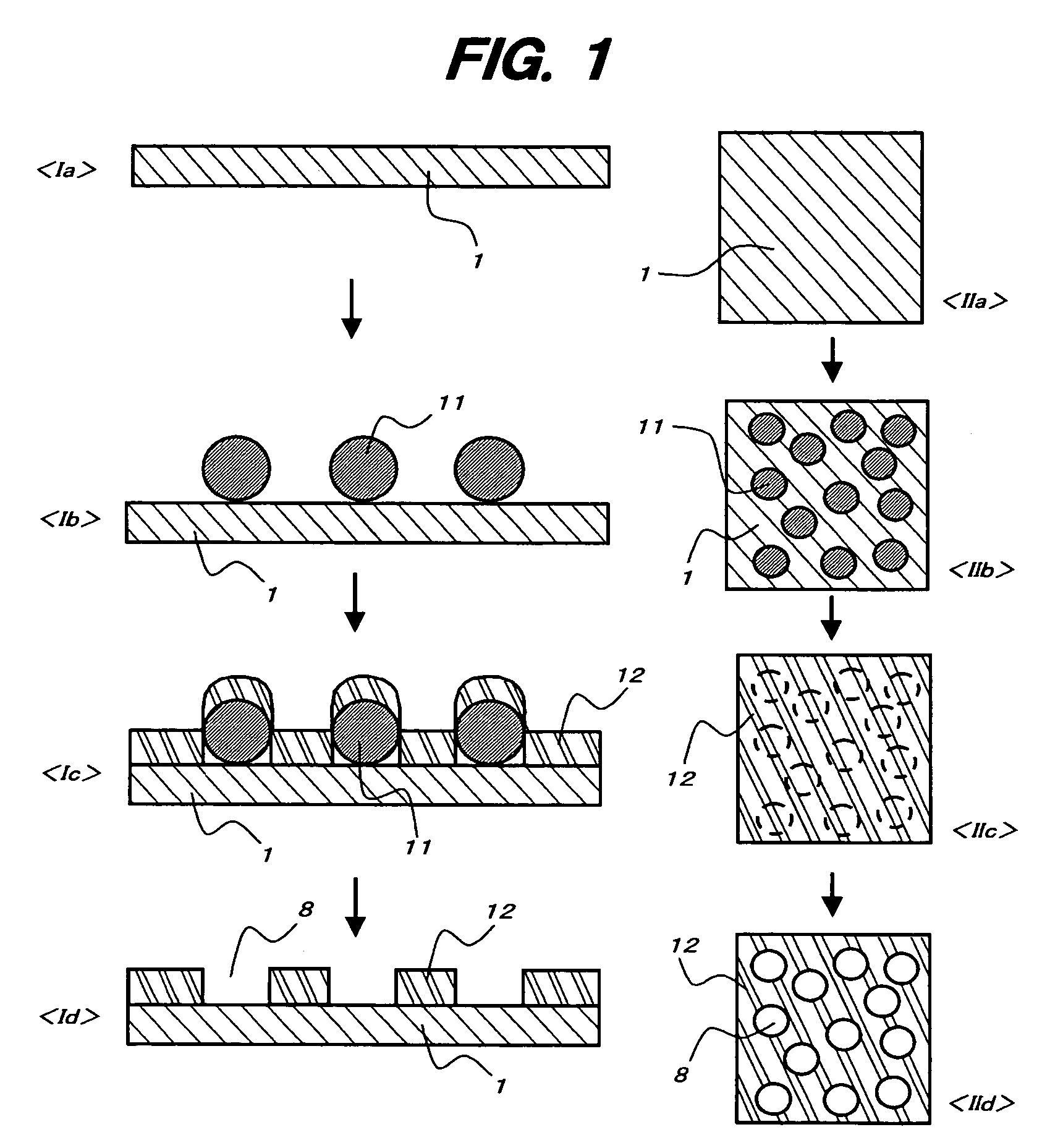 Porous thin-film-deposition substrate, electron emitting element, methods of producing them, and switching element and display element