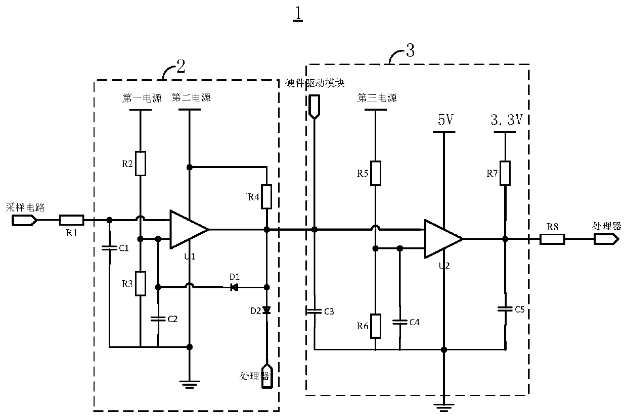 An overcurrent protection self-locking circuit and an air conditioner