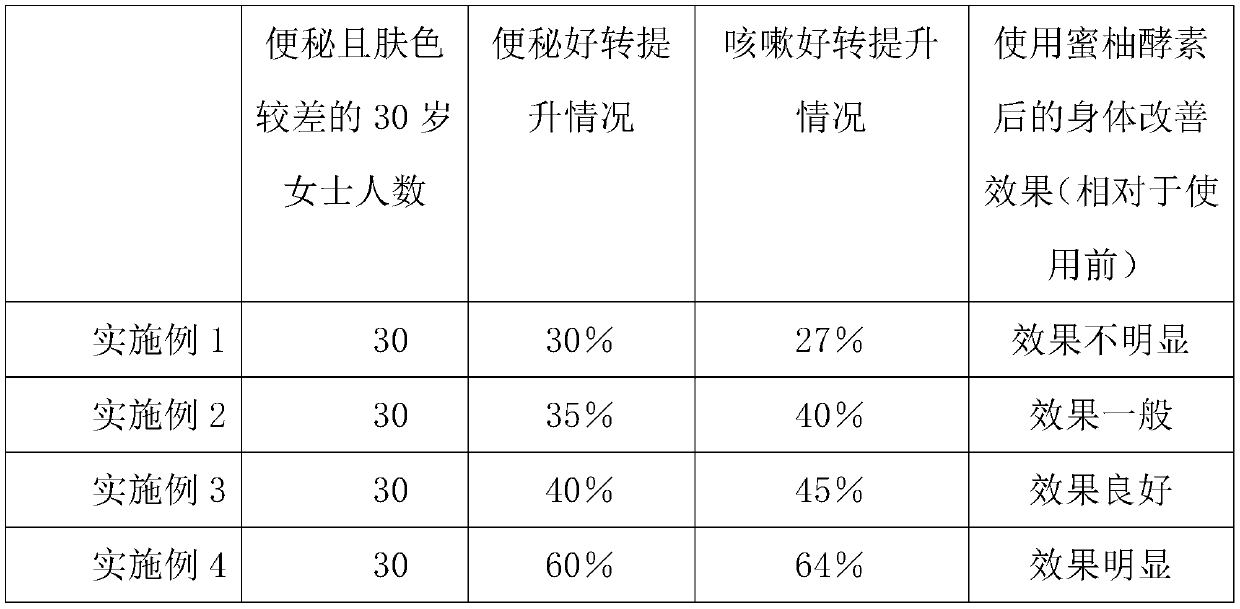 Honey pomelo composite enzyme and processing technology thereof