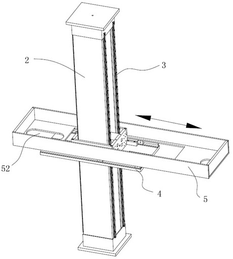 Wall-building robot with telescopic arm and wall-building method thereof