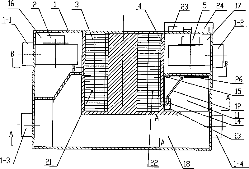 Air and air energy recovery and ventilation device with defrosting and bypass air supplying functions