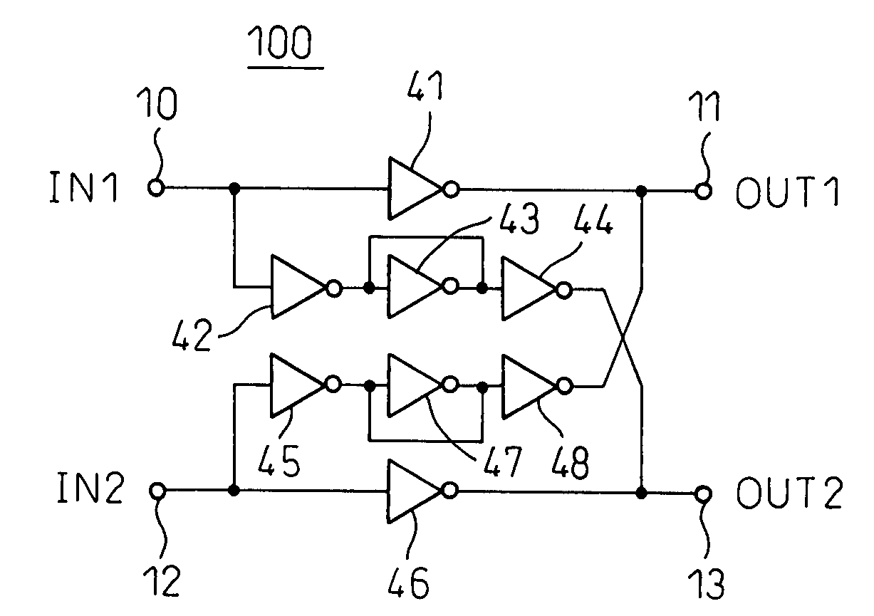 Fully-differential amplifier