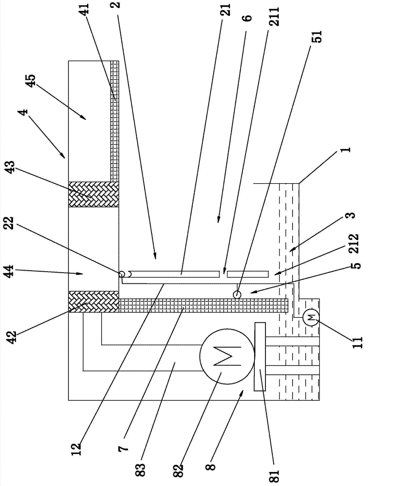 Paint spraying processing device for water paint VOC gas