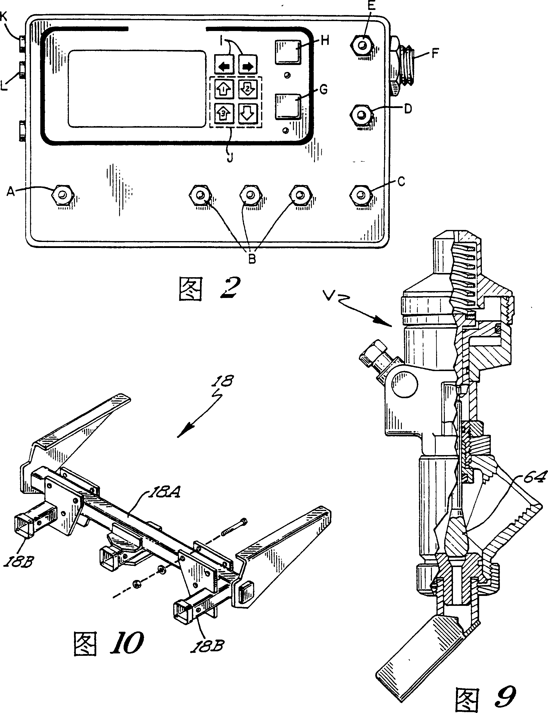 Road line-drawing device drawn by vehicle