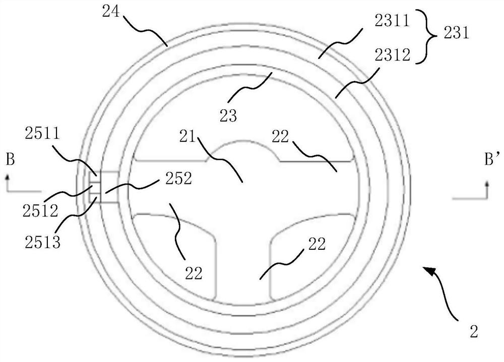 A kind of monitoring steering wheel and automobile