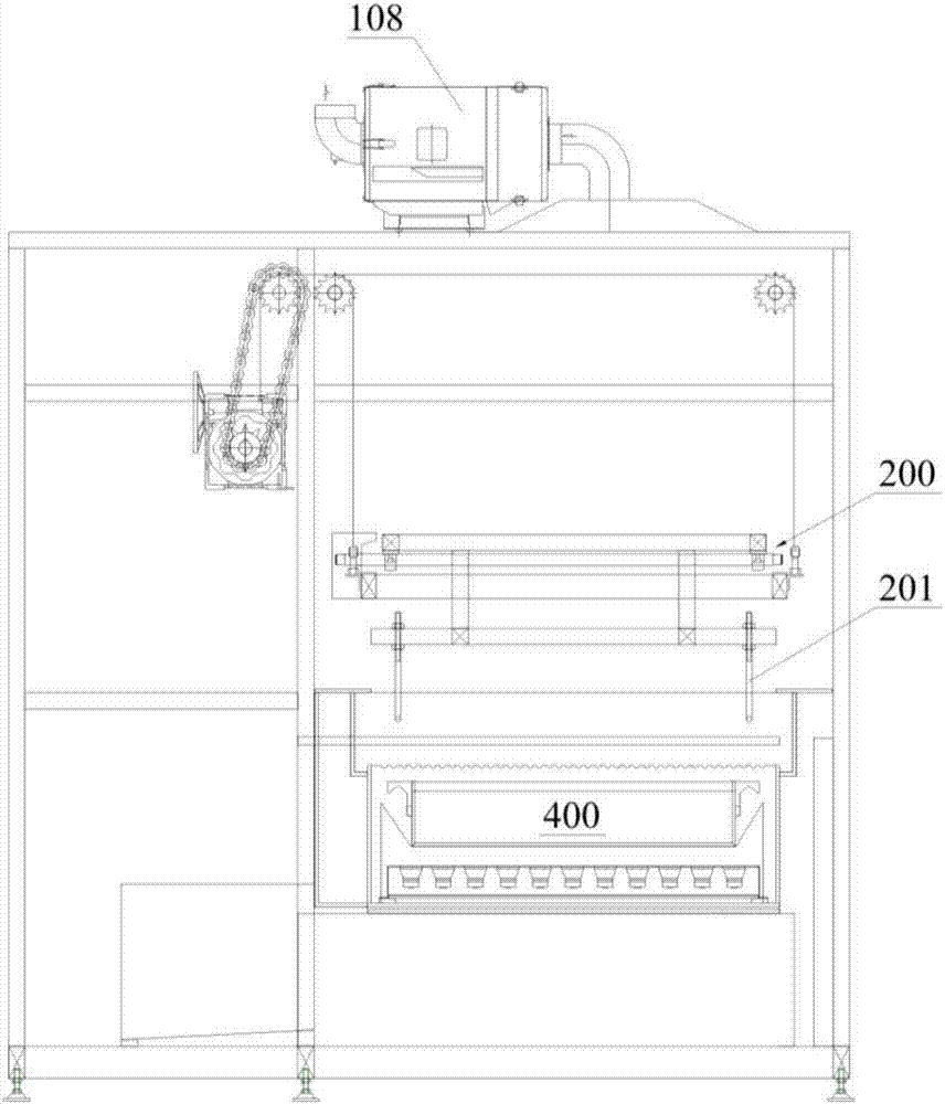 Silicon block cleaning and drying device