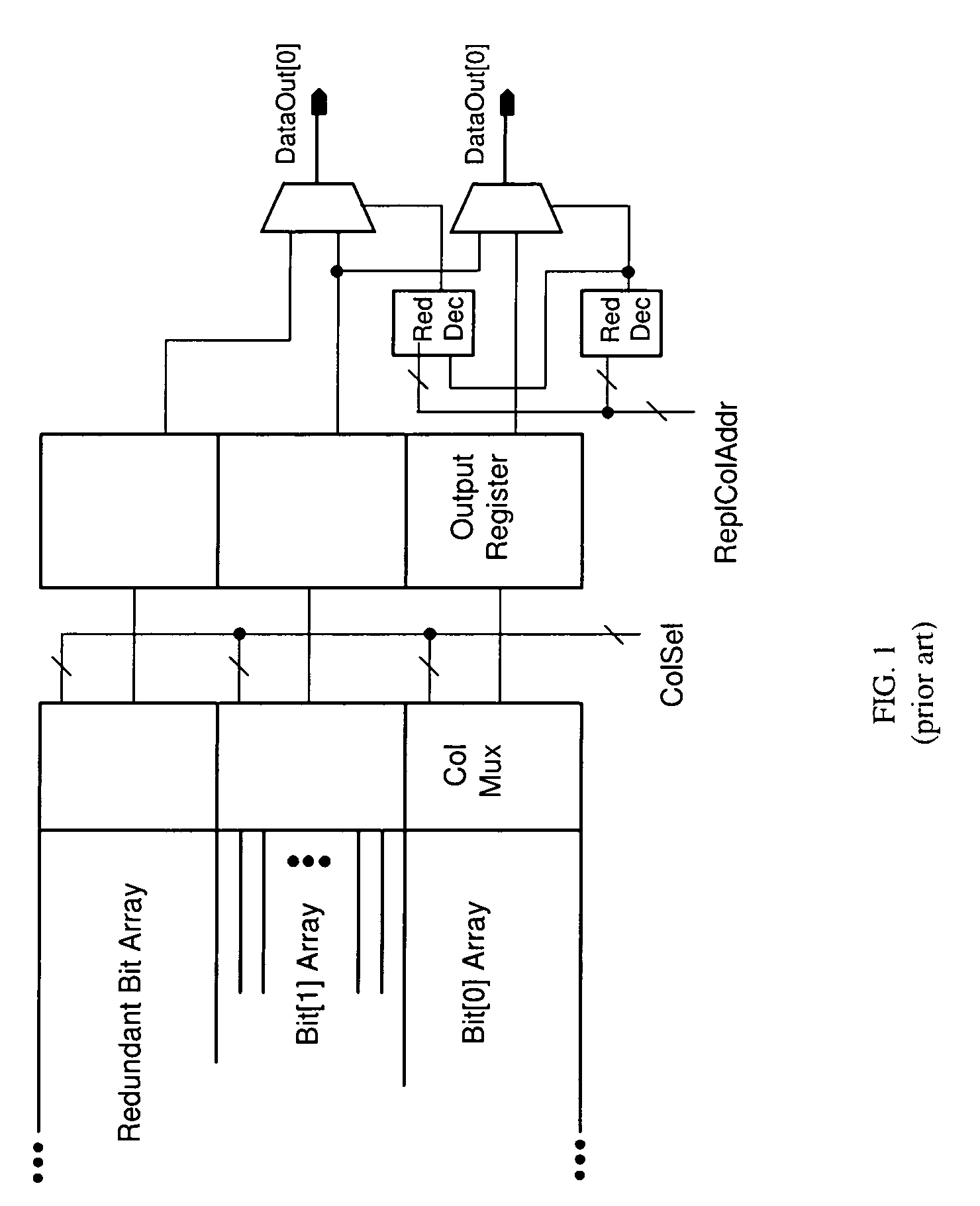 Design structure for improved memory column redundancy scheme