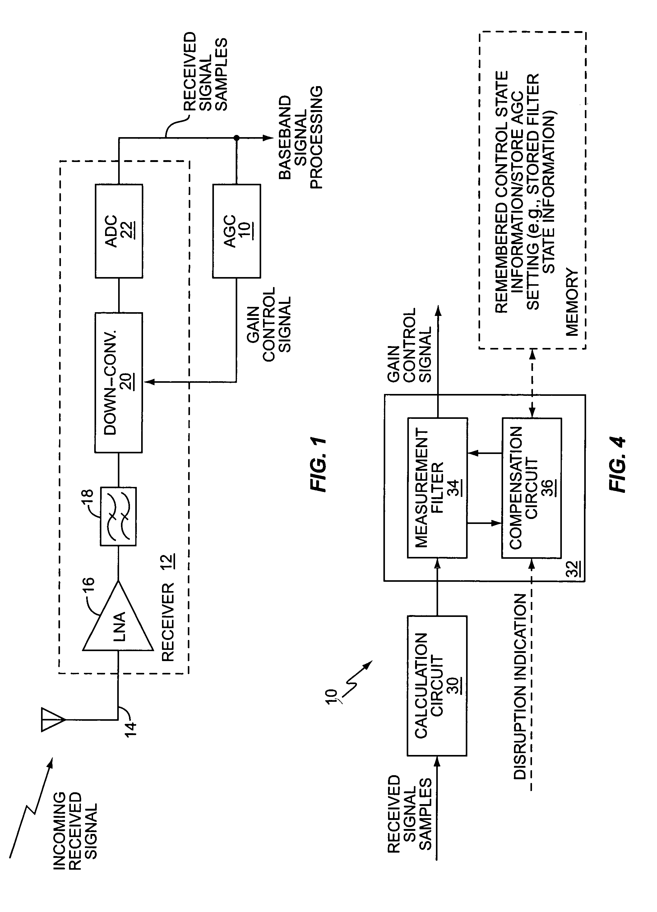 Method and apparatus for automatic gain control of a wireless receiver