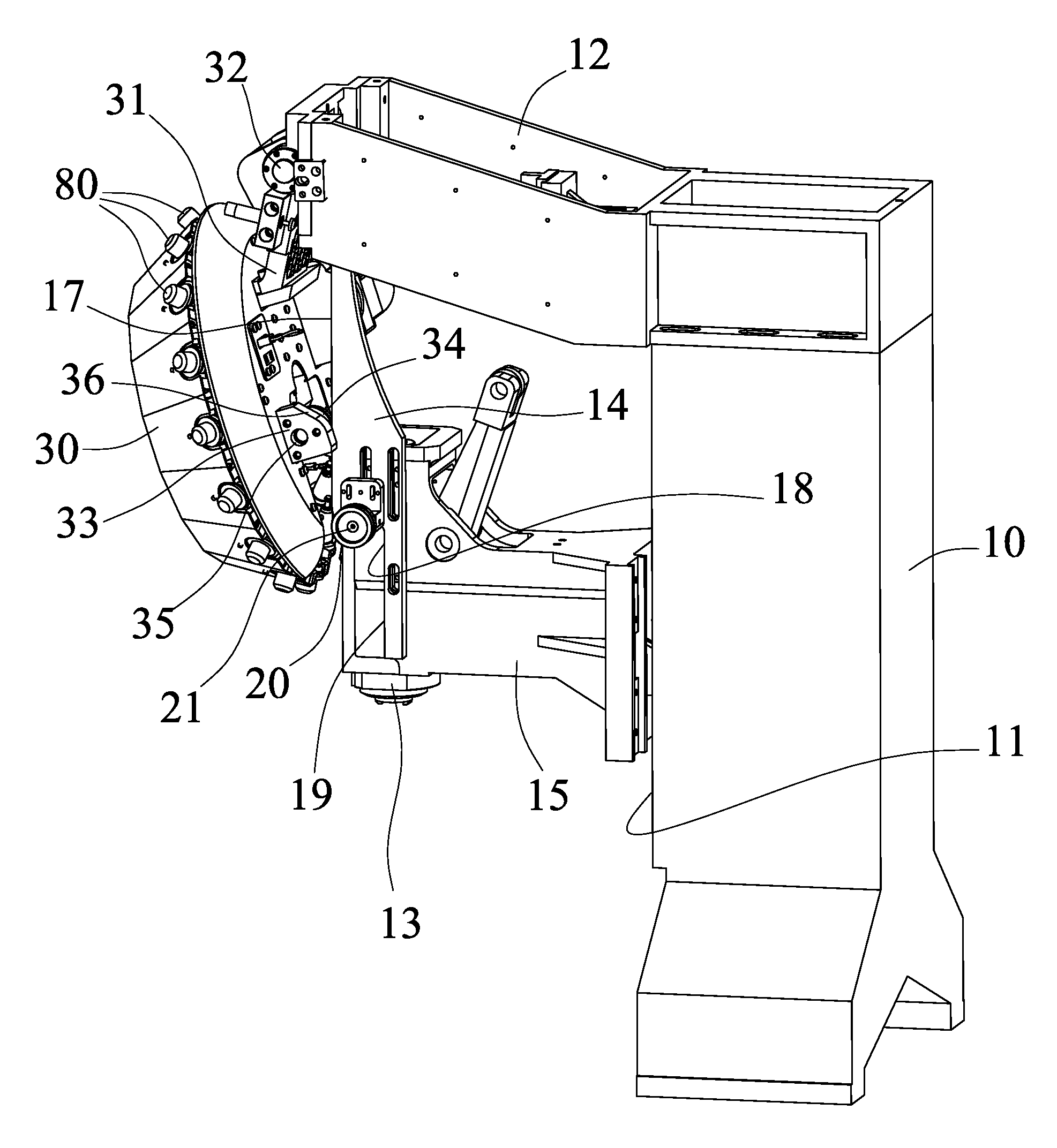 Tool changer for machine tool