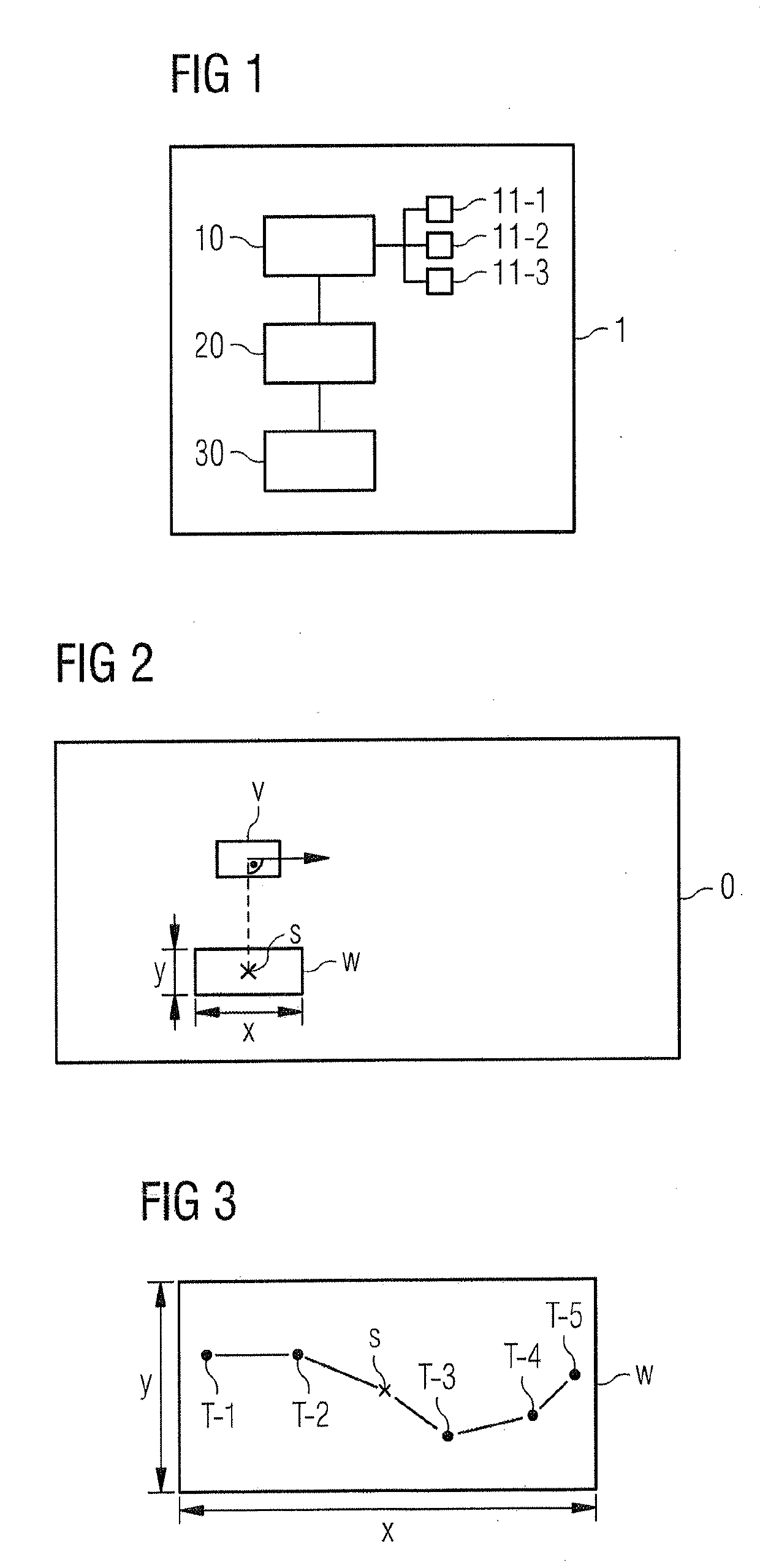 Method and apparatus for detecting a boundary in an environment of an object