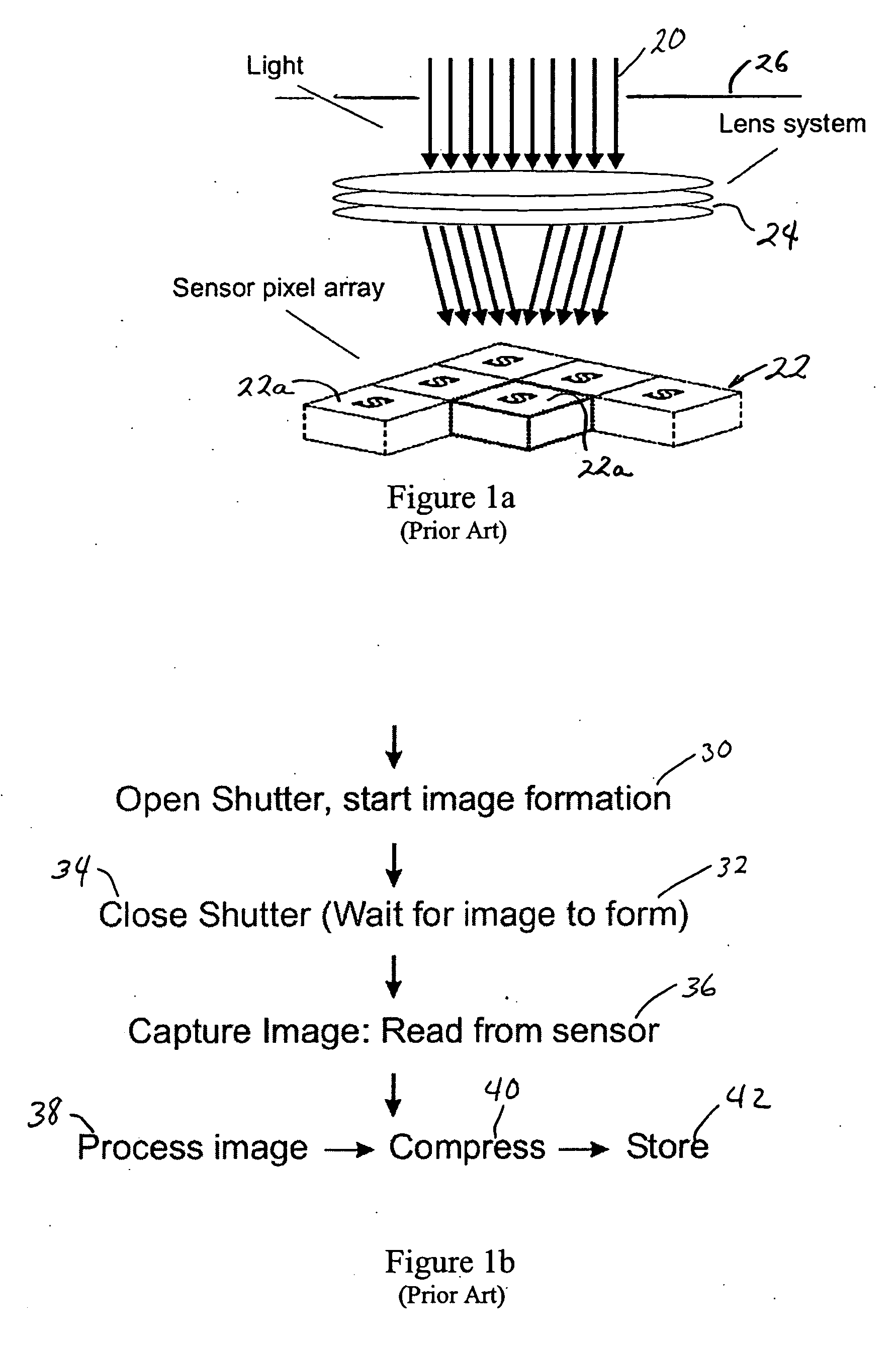 Method and device for sensor level image distortion abatement