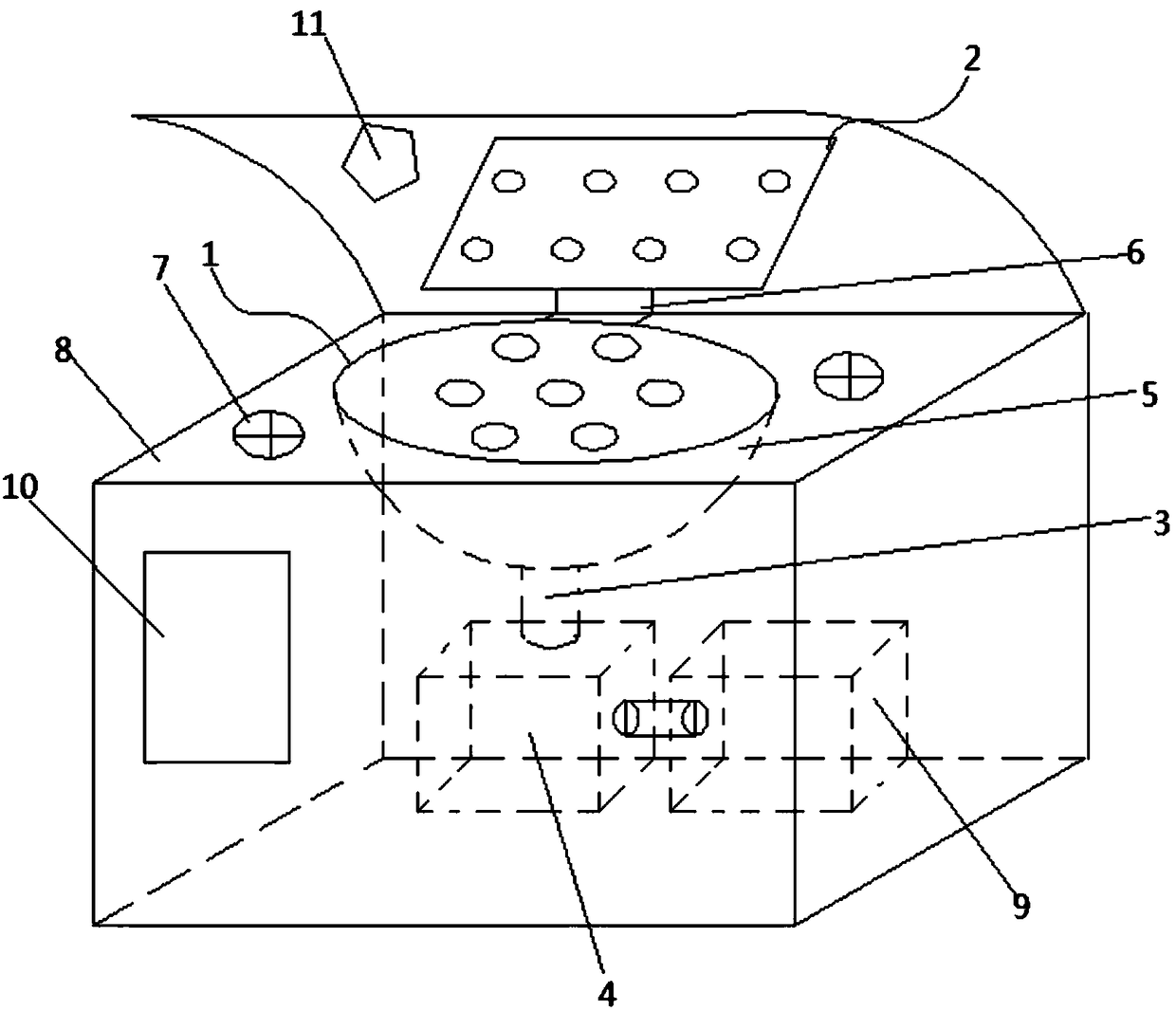 Intelligent atomizing and cleaning device