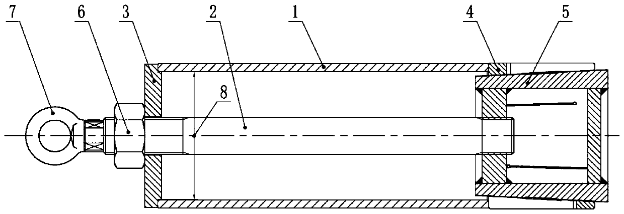 Shrinkage fitting tool device for stator core of shielded motor